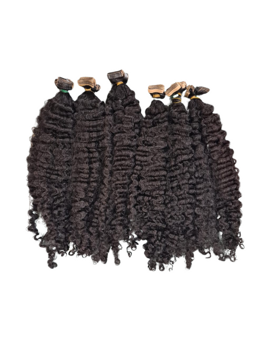 Raw Burmese Curly Bundles