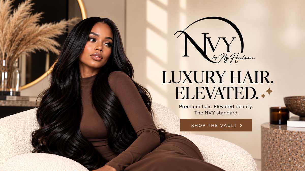 VAULT by NVY desktop hero — Luxury Hair Elevated